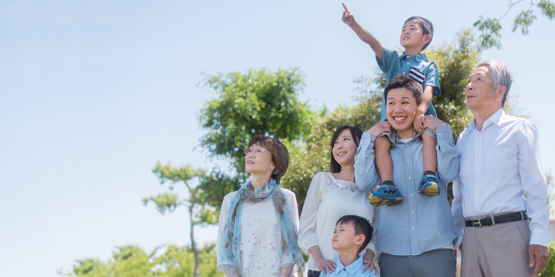 様々な世代にとって暮らしやすい街のイメージ